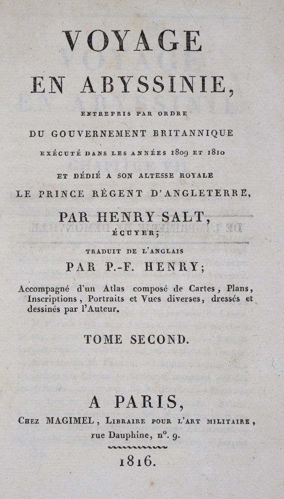Große Abbildung Nr.1: 121-1293 Salt,H.: (Verschiedene Länder - Geschichte, Afrika)