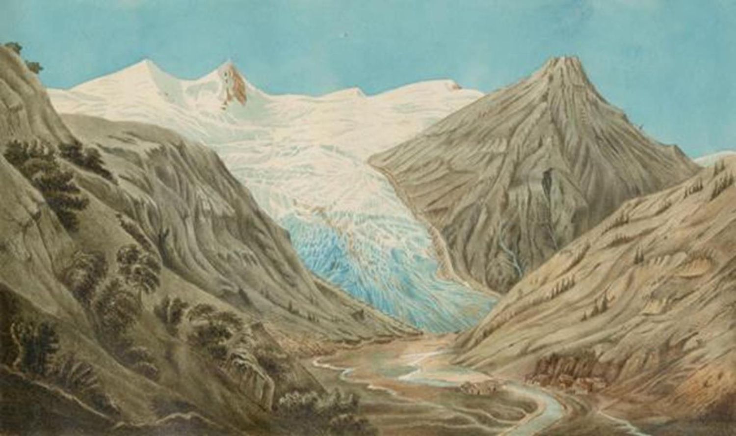Große Abbildung Nr.3: 121-1297 Troyer, Heinrich von.: (Verschiedene Länder - Geschichte, Alpen und Alpinismus)