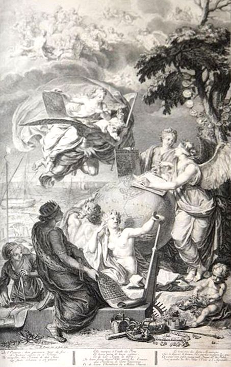 Große Abbildung Nr.1: 121-1302 Chatelain.: (Verschiedene Länder - Geschichte, Atlanten)