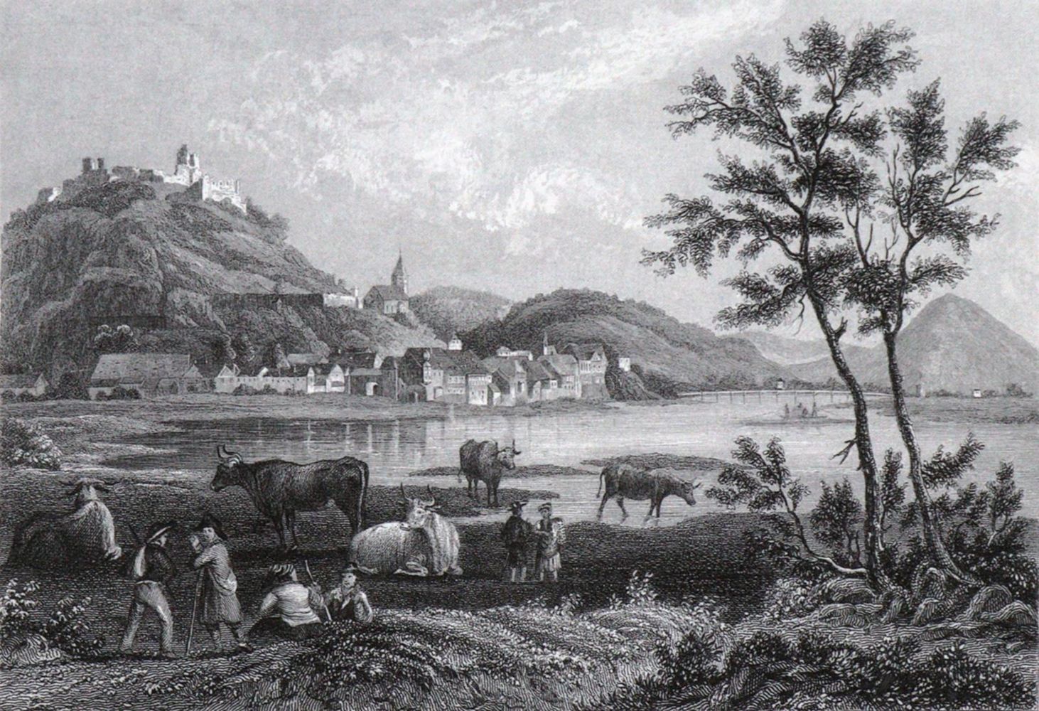 Große Abbildung Nr.1: 121-1331 Bechstein,L.: (Verschiedene Länder - Geschichte, Donau)