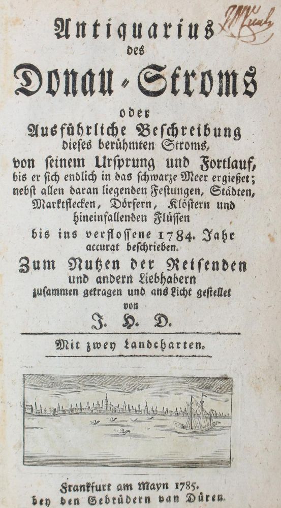 Große Abbildung Nr.1: 121-1333 D(ielhelm),J.H.: (Verschiedene Länder - Geschichte, Donau)