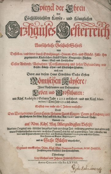 Große Abbildung Nr.1: 121-1341 Fugger,J.J.: (Verschiedene Länder - Geschichte)
