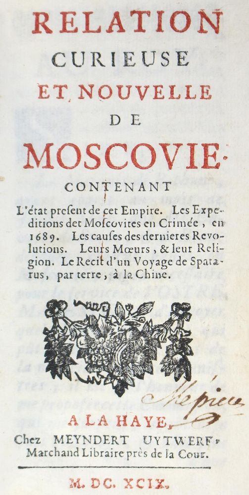 Große Abbildung Nr.1: 121-1358 (Baillet de la Neuville,A.).: (Verschiedene Länder - Geschichte, Russland)