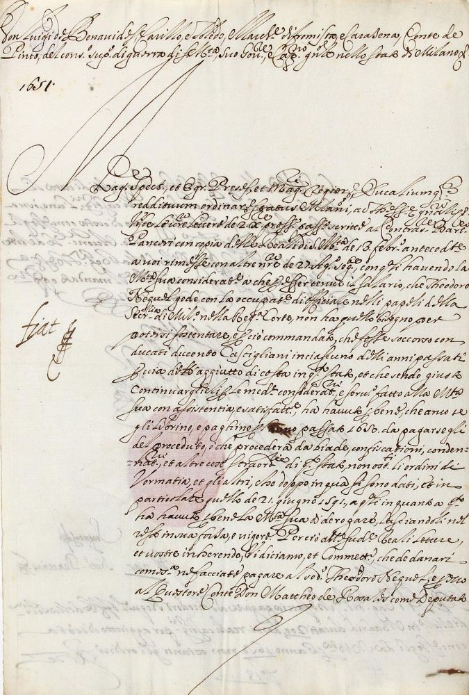 Große Abbildung Nr.11: 121-1366 Benavides Carillo e Toledo, Luis de,: (Autographen)