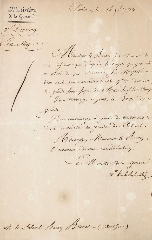 Große Abbildung Nr.21: 121-1366 Benavides Carillo e Toledo, Luis de,: (Autographen)