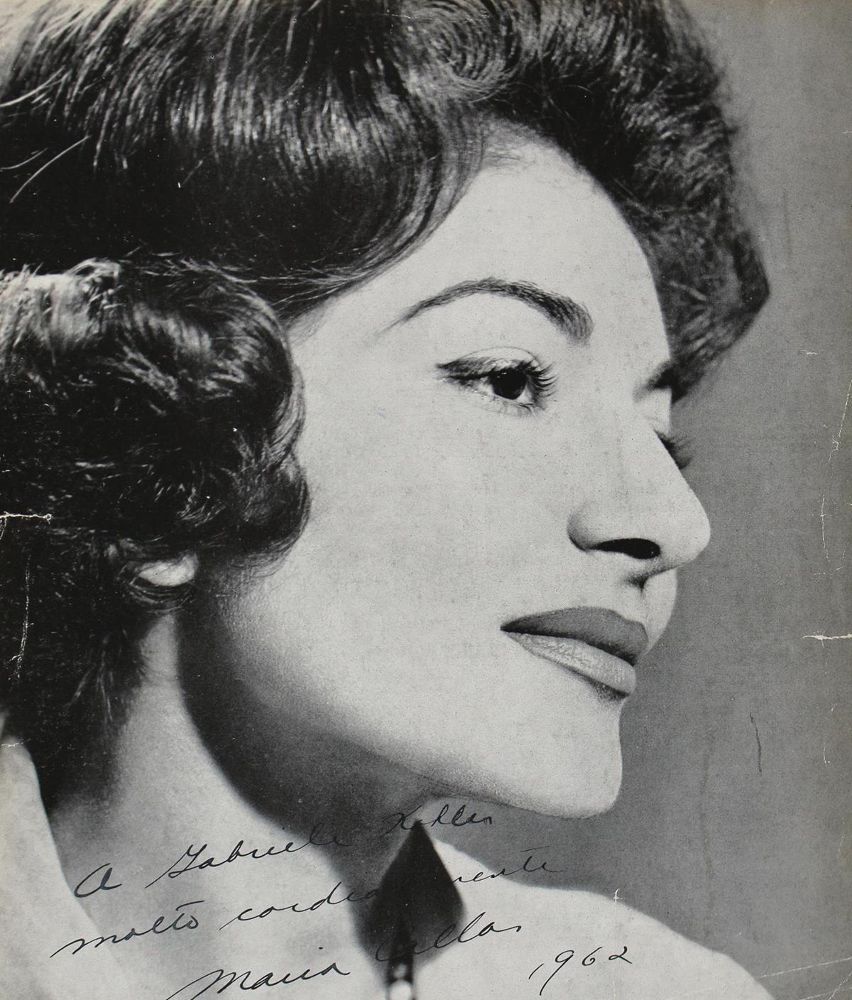 Große Abbildung Nr.1: 121-1372 Callas, Maria,: (Autographen)
