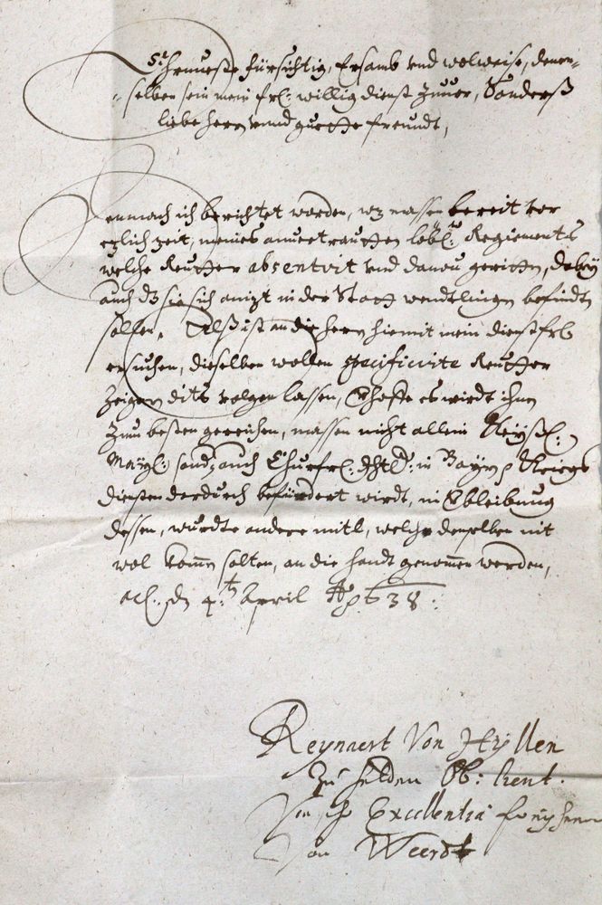 Große Abbildung Nr.1: 121-1383 Hyllen, Reynaert von,: (Dreissigjähriger Krieg _, Wemding)