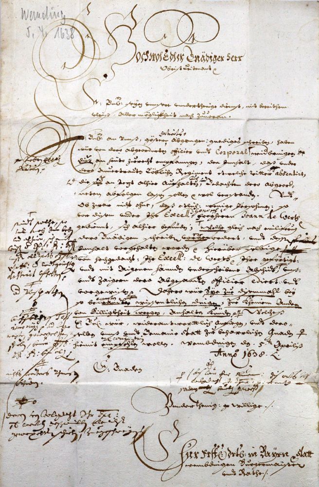 Große Abbildung Nr.3: 121-1383 Hyllen, Reynaert von,: (Dreissigjähriger Krieg _, Wemding)