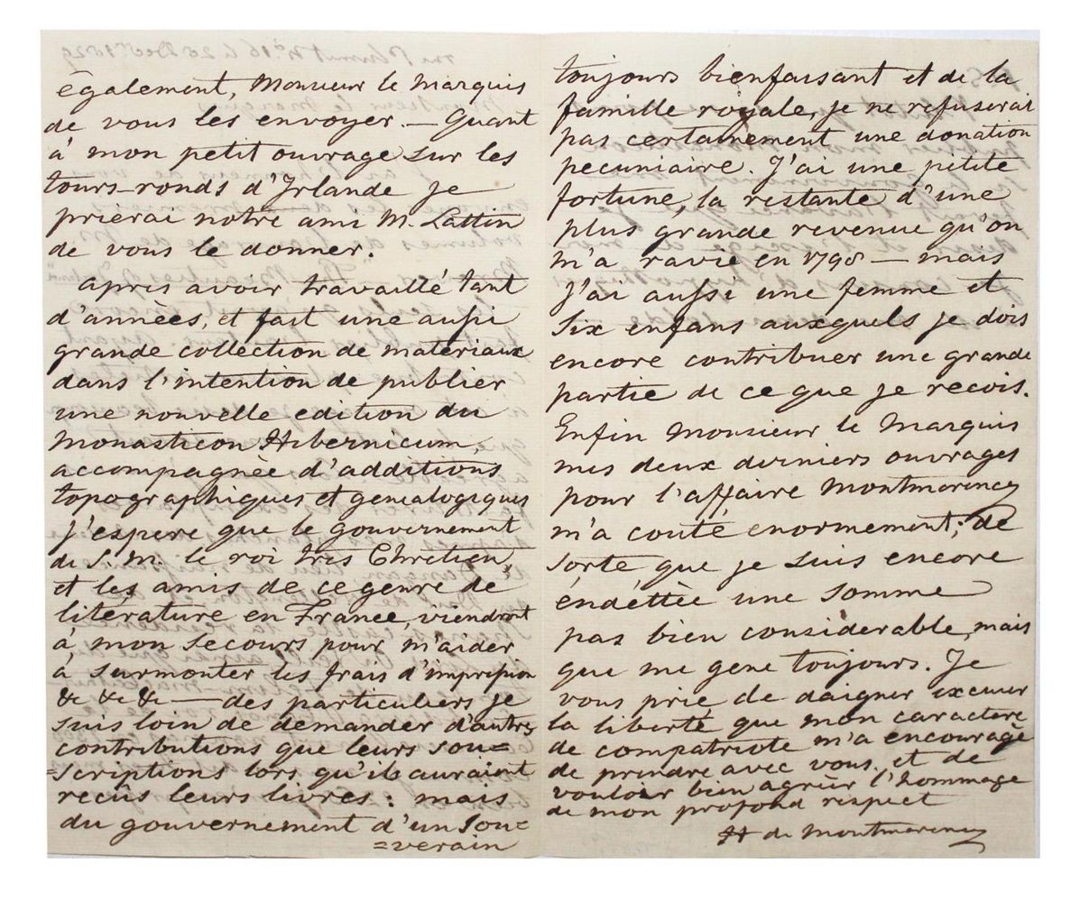 Große Abbildung Nr.1: 121-1401 Montmorency(-Morres), Hervey de,: (Autographen)