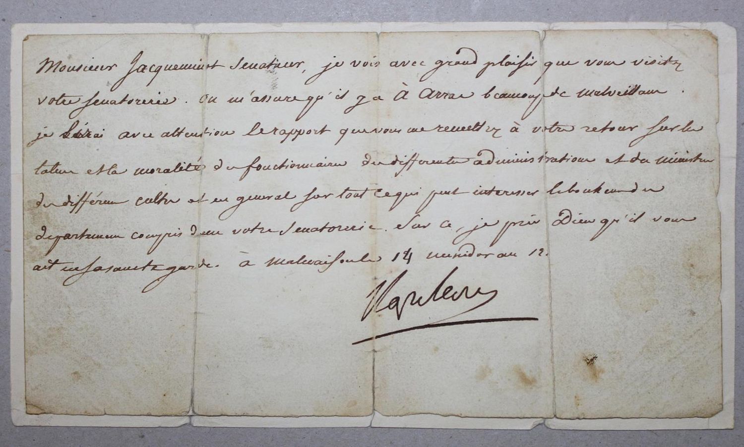 Große Abbildung Nr.10: 121-1402 Napoleon I. Bonaparte,: (Autographen)