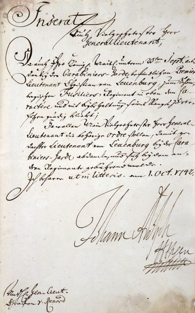 Große Abbildung Nr.2: 121-1404 Johann Adolph, Herzog von Sachsen-Weissenfels etc.,: (Österreichischer Erbfolgekrieg)
