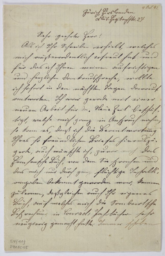 Große Abbildung Nr.11: 121-1410 Schmidt, Conrad,: (Autographen)