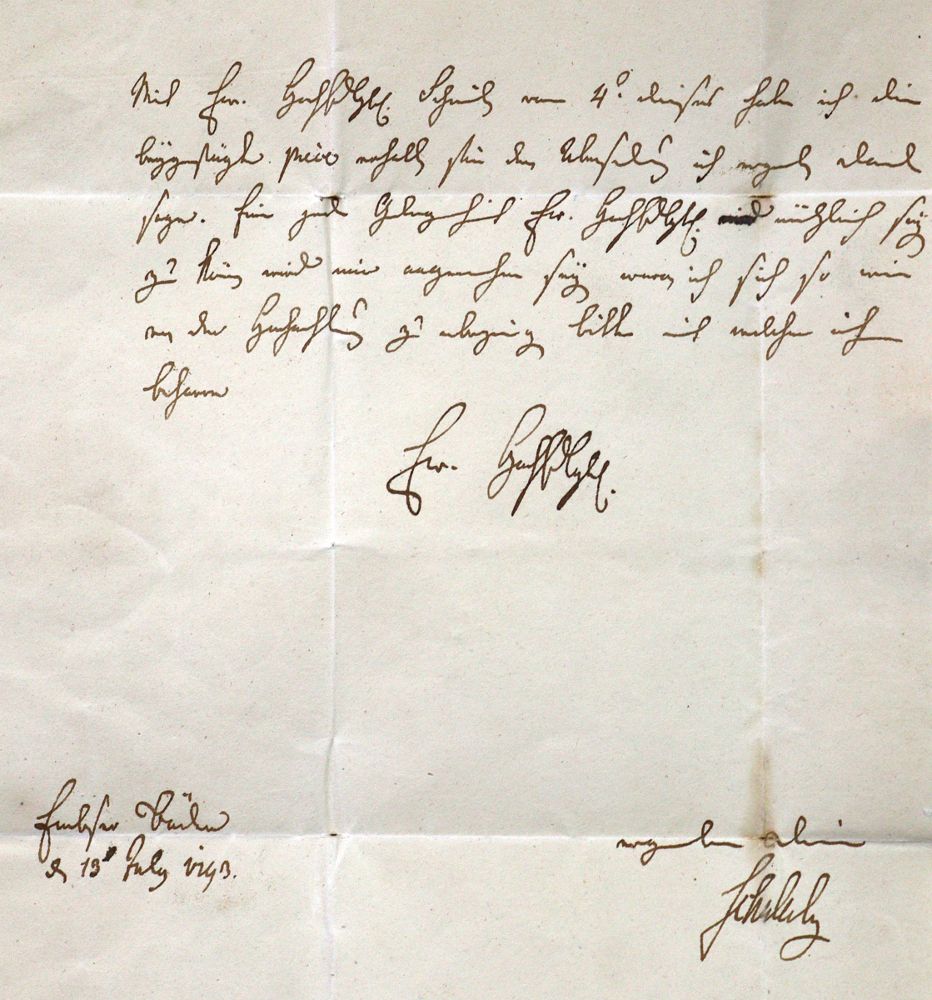 Große Abbildung Nr.1: 121-1411 Schulenburg-Kehnert, Friedrich Wilhelm Graf von der,: (Autographen)