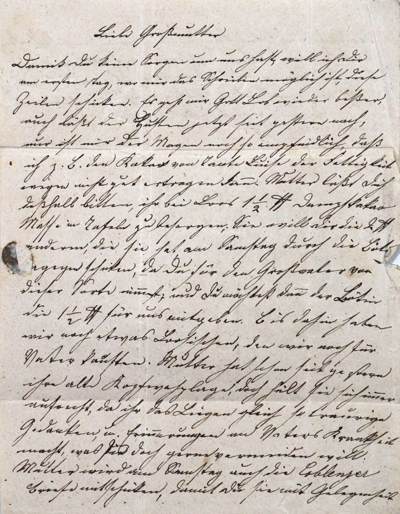 Große Abbildung Nr.1: 121-1416 Winter, Luise,: (Autographen)