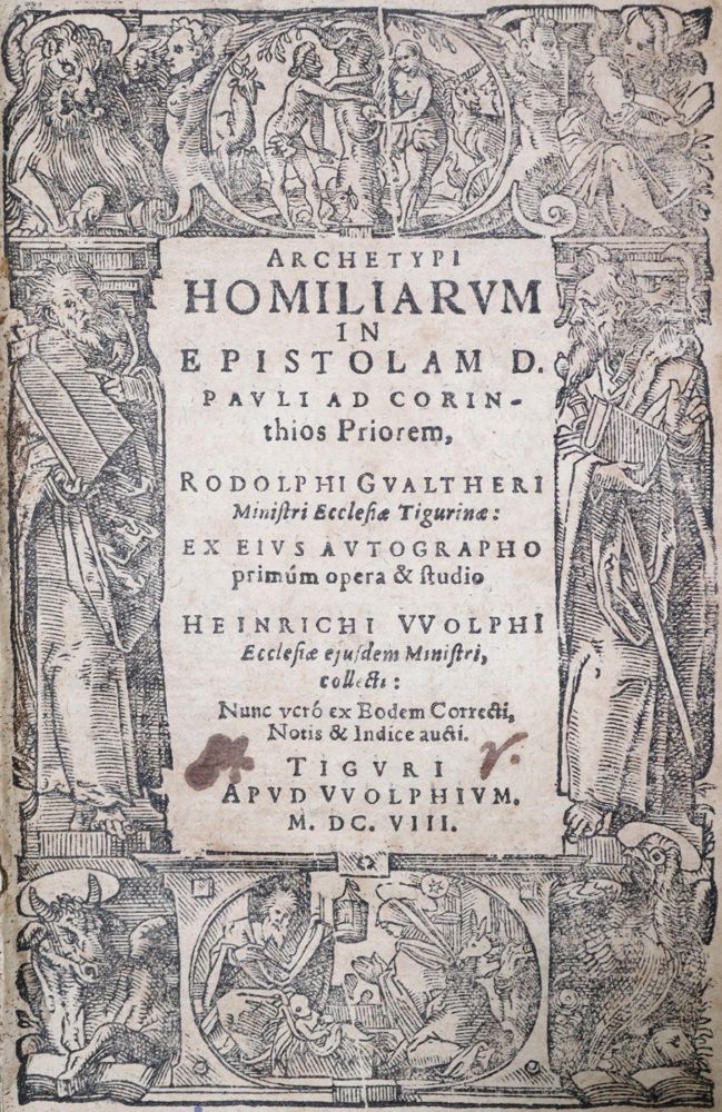 Große Abbildung Nr.1: 121-146 Gwalther,R.: (Alte Drucke, Handschriften und Theologie)