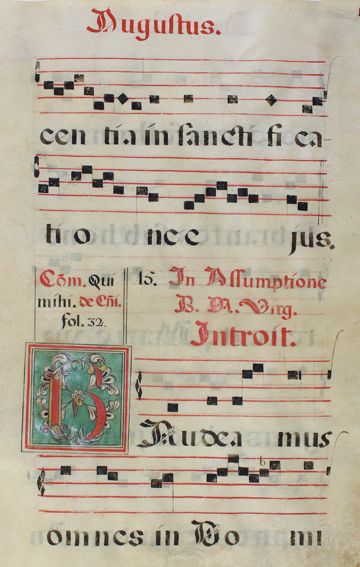 Große Abbildung Nr.1: 121-148 Antiphonar.: (Handschriften)