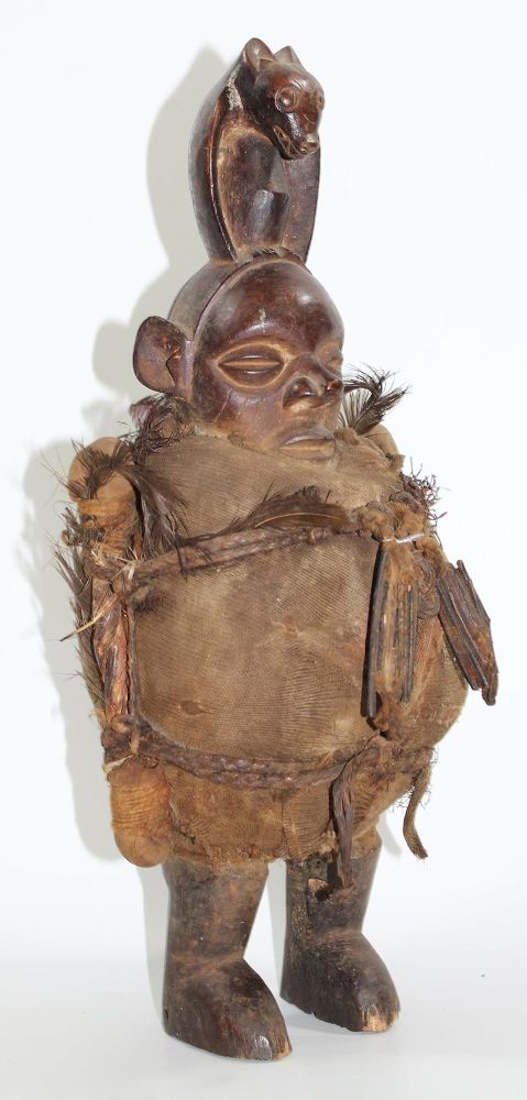 Große Abbildung Nr.2: 121-1494 Fetischfigur D.R.Kongo: (Afrika, Sammlung Wolfgang Glöckler)