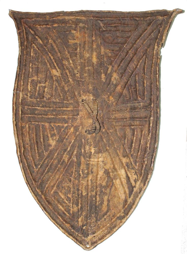 Große Abbildung Nr.2: 121-1502 Großer Schild der Mofu: (Afrika, Sammlung Nerlich München)