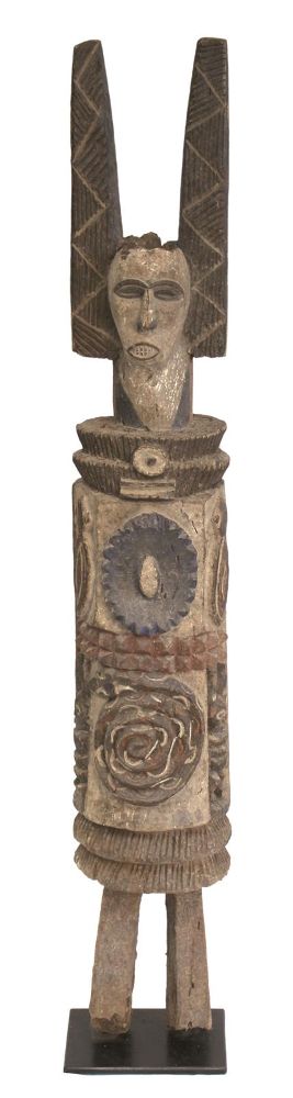 Große Abbildung Nr.1: 121-1505 Ikenga Großfigur der IBO: (Afrika, Sammlung Nerlich München)