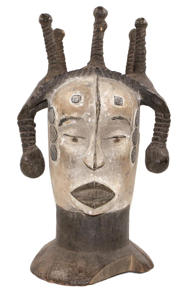Große Abbildung Nr.1: 121-1506 Kopfaufsatz IBO: (Afrika, Sammlung Nerlich München)