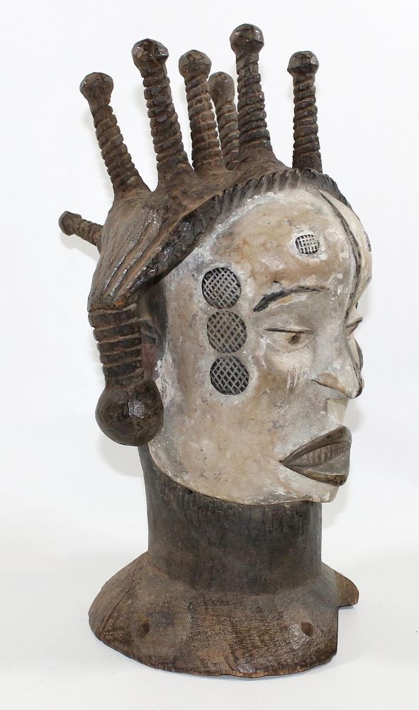 Große Abbildung Nr.2: 121-1506 Kopfaufsatz IBO: (Afrika, Sammlung Nerlich München)