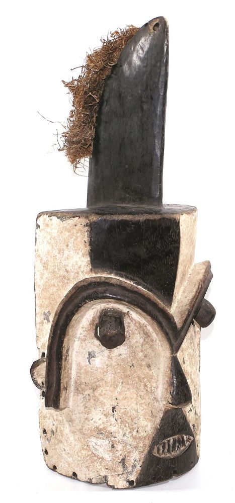 Große Abbildung Nr.1: 121-1518 Maske der Fang Gabun: (Afrika, Sammlung Nerlich München)