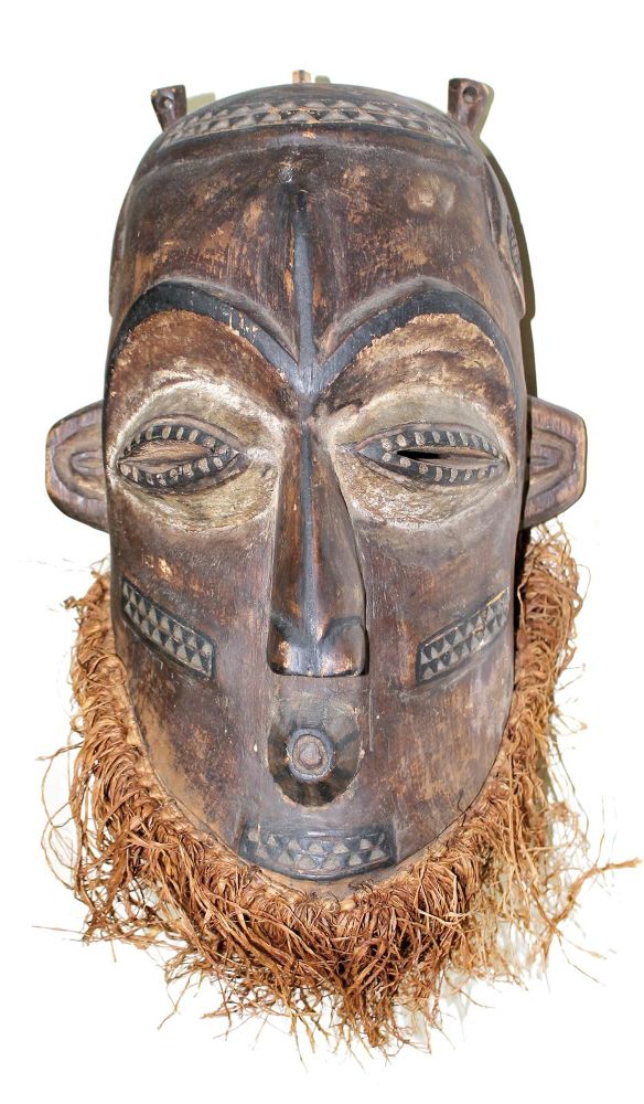 Große Abbildung Nr.1: 121-1521 Maske der Kuba: (Afrika, Sammlung Nerlich München)