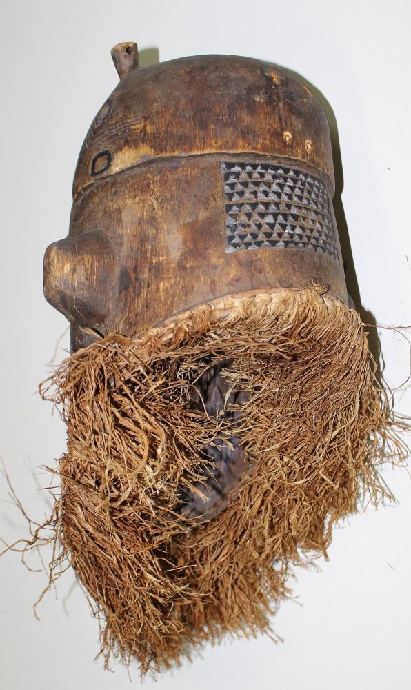 Große Abbildung Nr.3: 121-1521 Maske der Kuba: (Afrika, Sammlung Nerlich München)