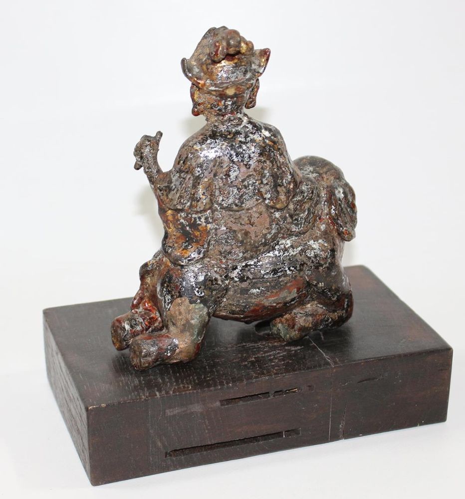 Große Abbildung Nr.2: 121-1550 Buddha auf Elefant sitzend.: (Asiatika)