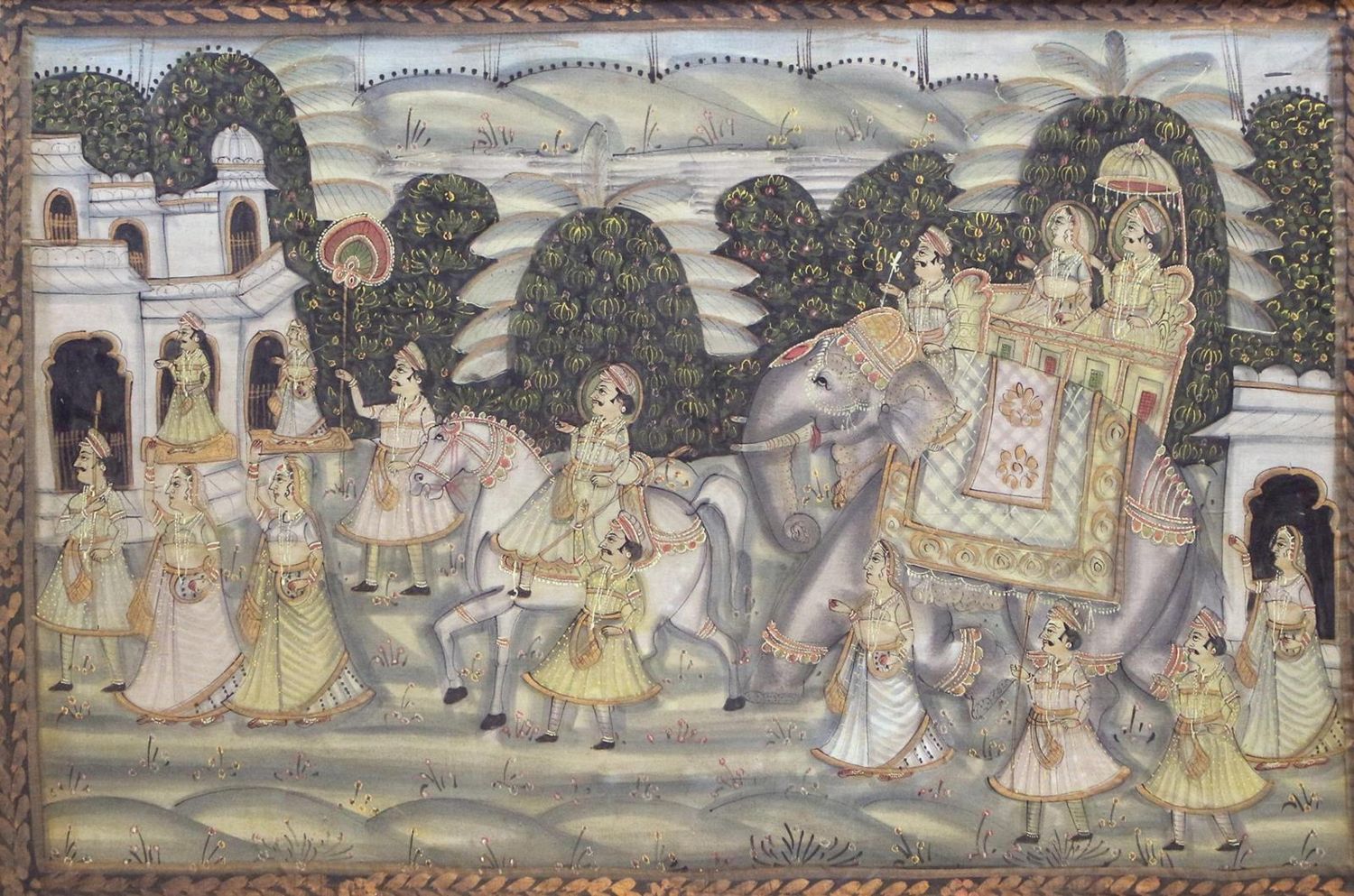 Große Abbildung Nr.1: 121-1567 Pichvai - Pichhwai.: (Asiatika, Indien)