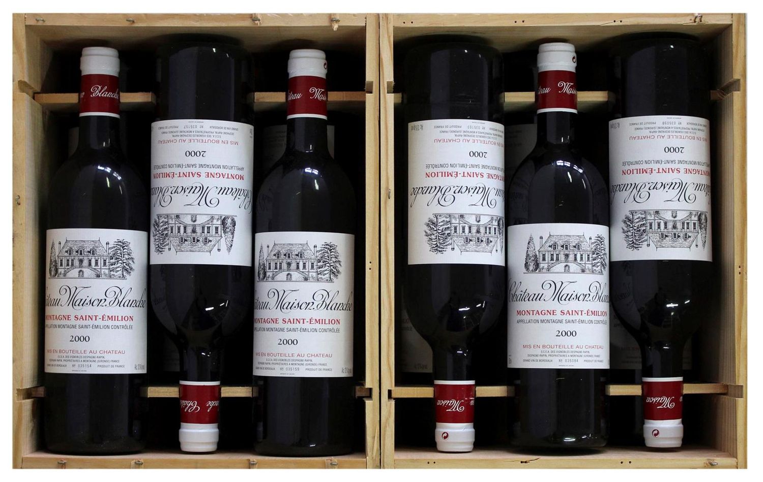 Große Abbildung Nr.1: 121-1602 Chateau Maison Blanche 2000.: (Getränke, Wein)