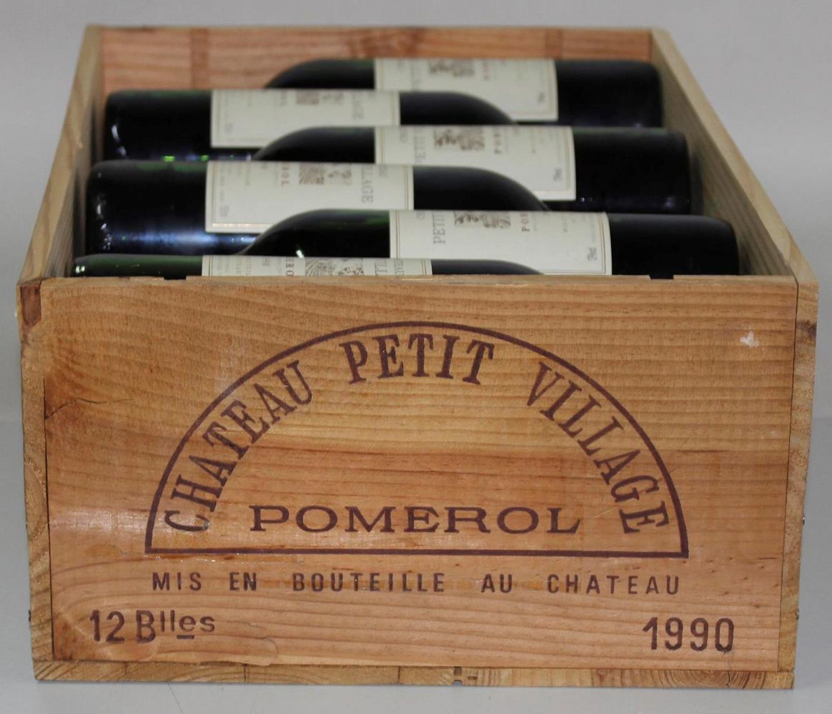 Große Abbildung Nr.2: 121-1604 Chateau Petit Village 1990.: (Getränke, Wein)