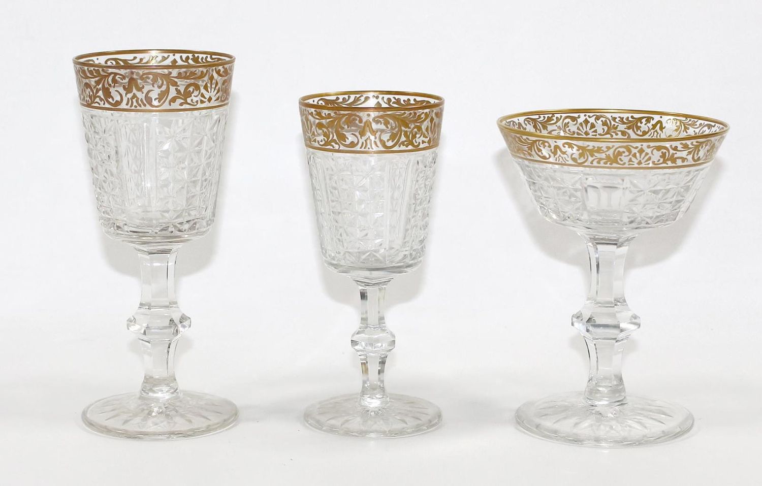 Große Abbildung Nr.1: 121-1616 Murano Kristallgläser: (Glas)