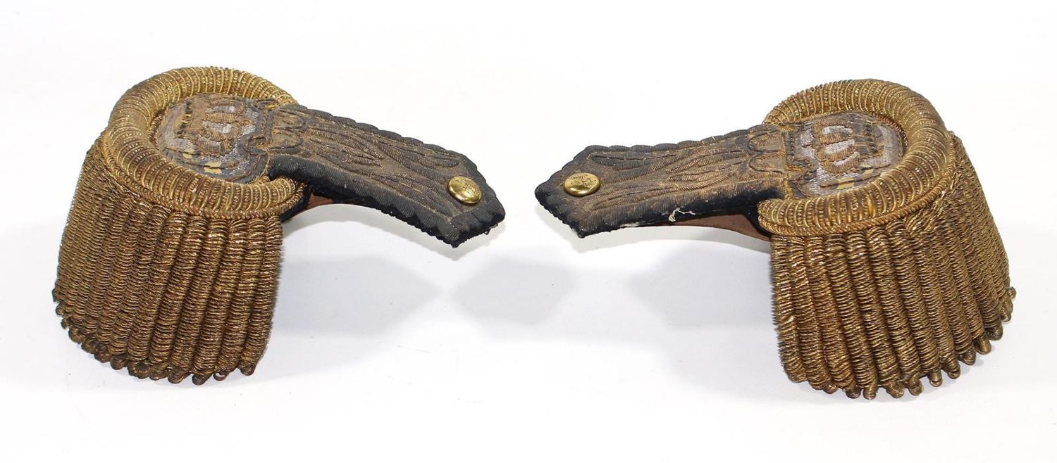 Große Abbildung Nr.1: 121-1620 Paar Epauletten Bayern: (Militaria)