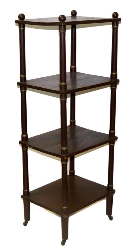 Große Abbildung Nr.1: 121-1623 Bücherregal um 1890.: (Möbel, Büchermöbel)