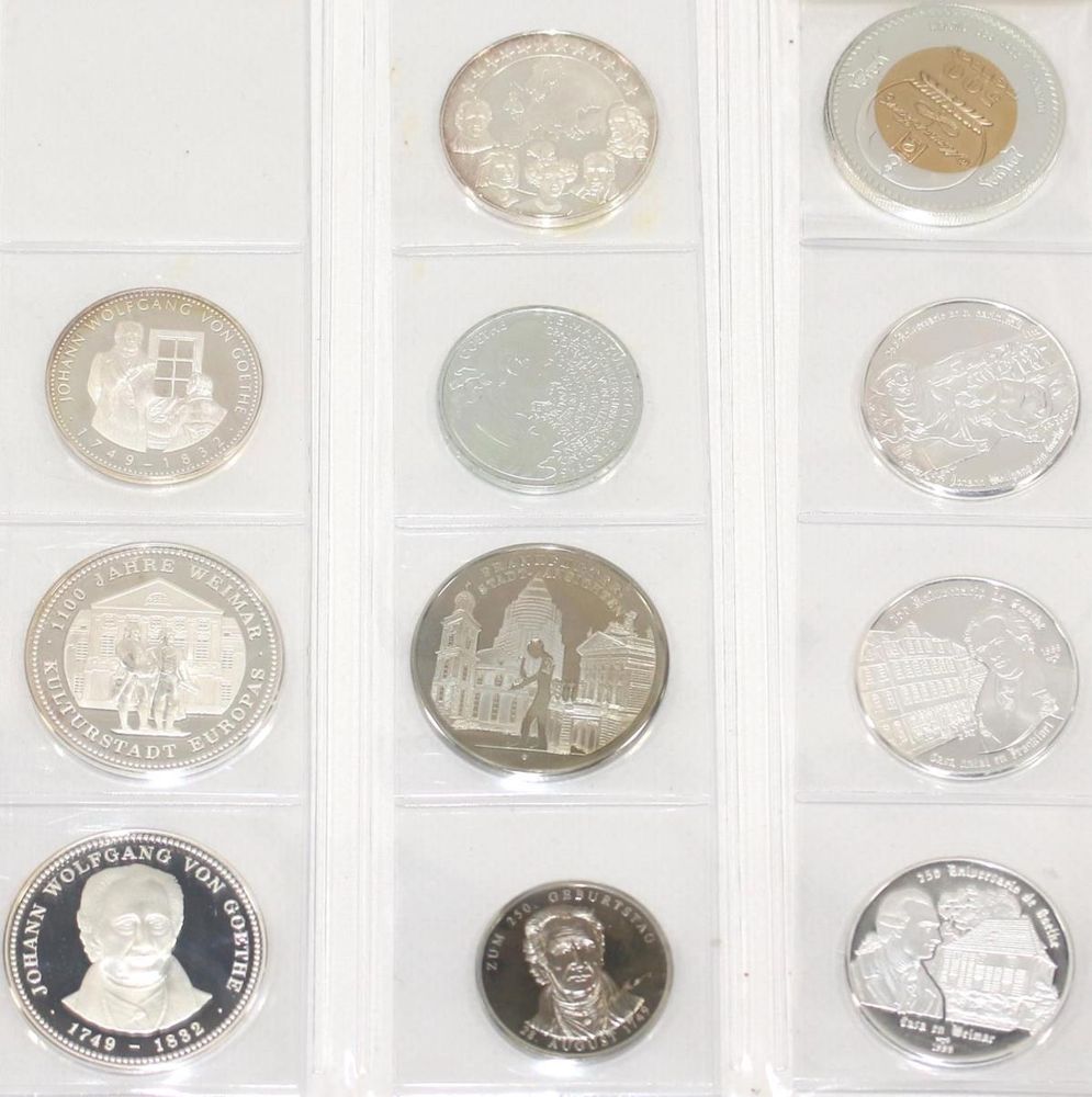 Große Abbildung Nr.1: 121-1634 Münzsammlung, Numisbriefe: (Münzen und Medaillen)