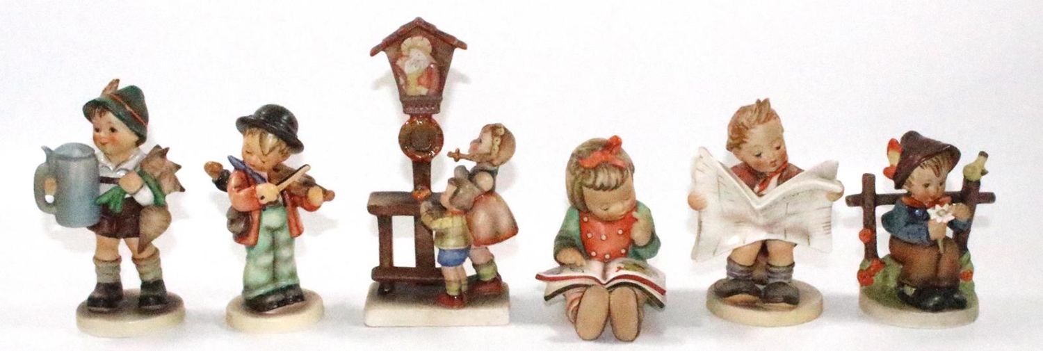 Große Abbildung Nr.3: 121-1655 Hummelfiguren: (Porzellan u. Keramik)