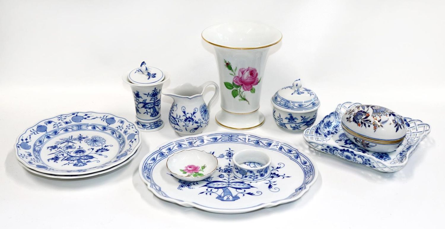 Große Abbildung Nr.1: 121-1664 11-tlg. Resteservice Meissen.: (Porzellan u. Keramik, Meissen)