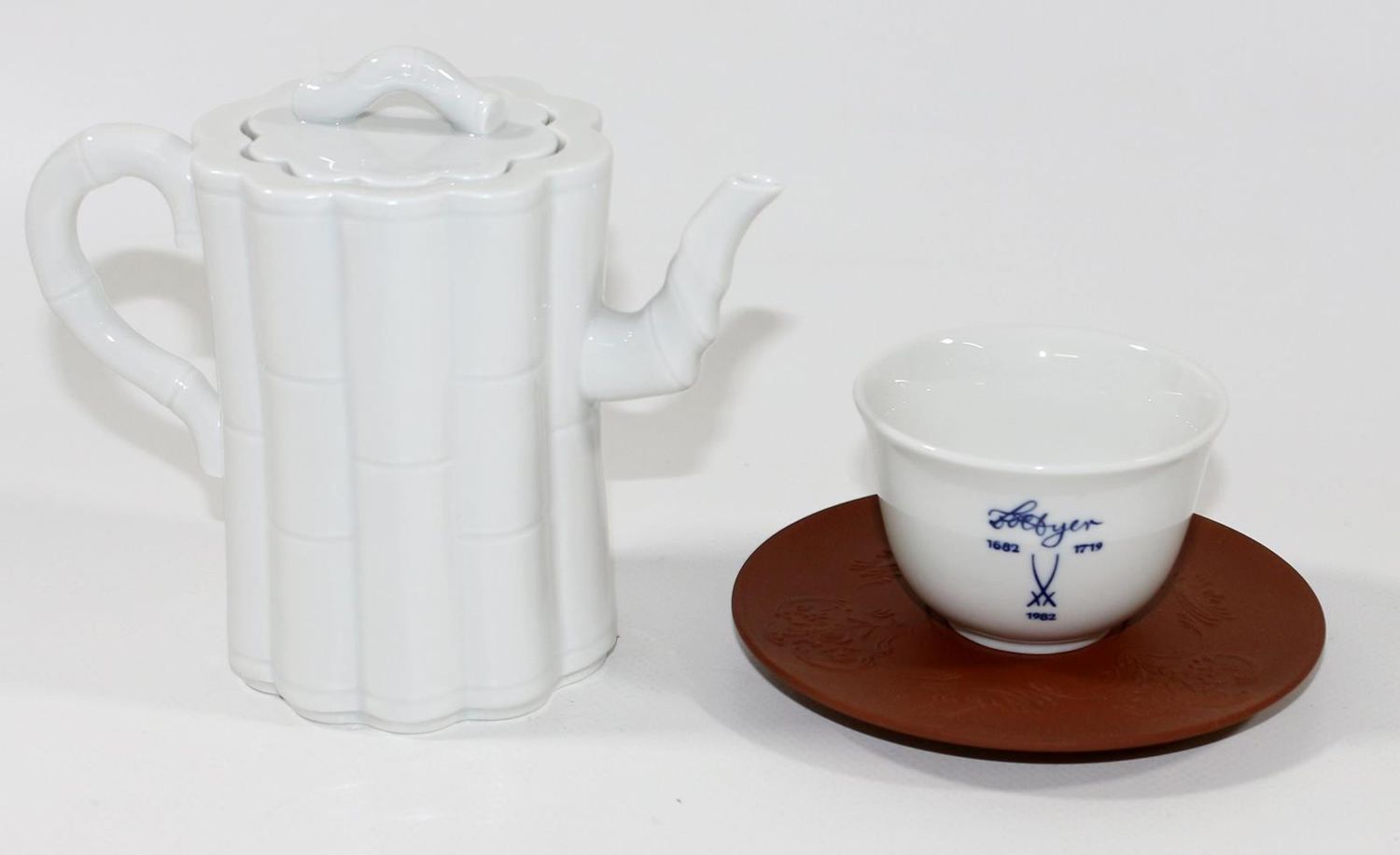 Große Abbildung Nr.1: 121-1665 Jubiläumsservice Meissen.: (Porzellan u. Keramik, Meissen)