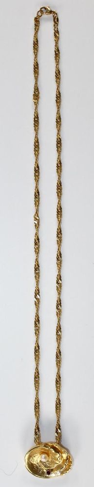 Große Abbildung Nr.2: 121-1685 Juwelieranhänger an 585 GG: (Schmuck, Anhänger)