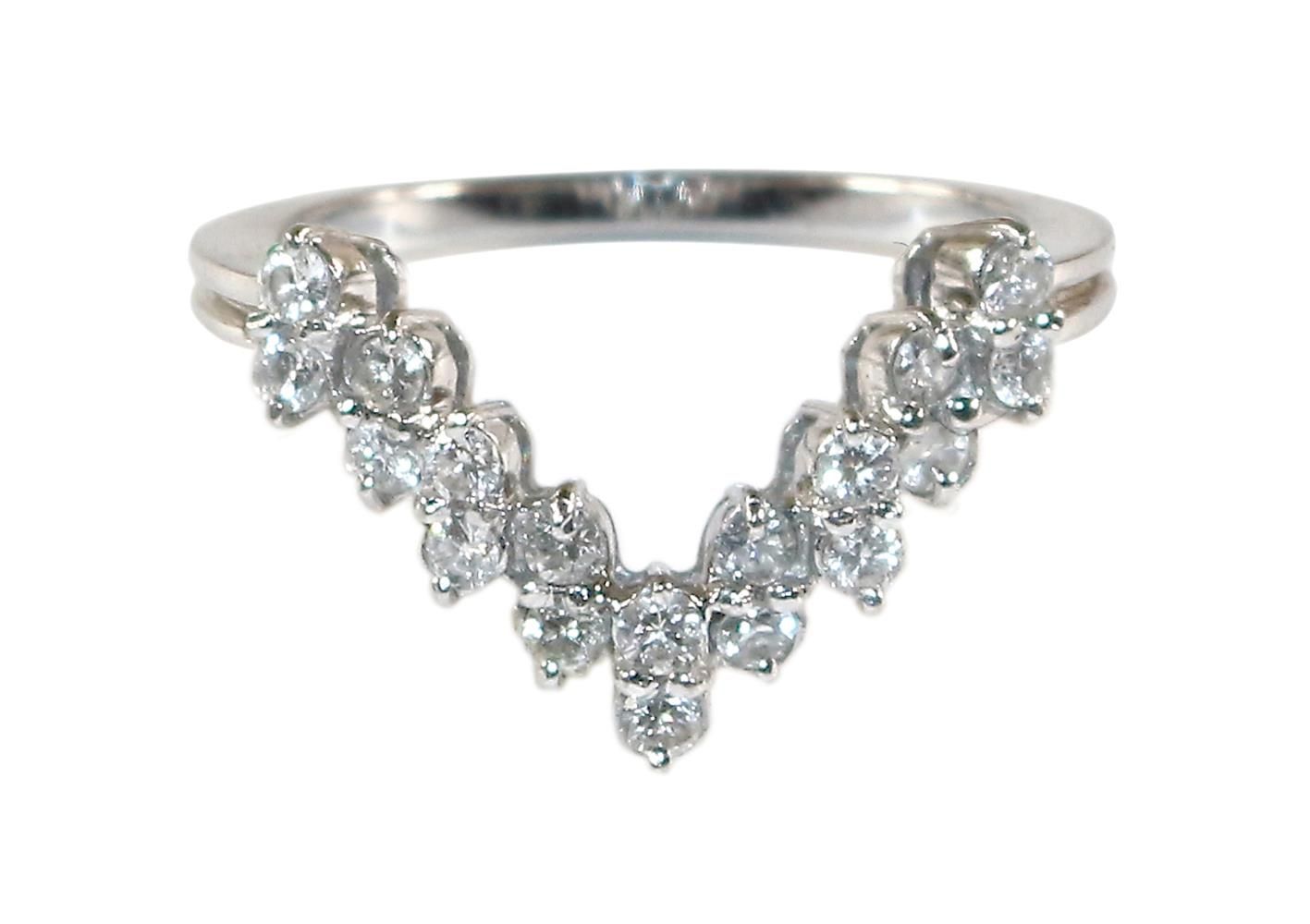 Große Abbildung Nr.2: 121-1706 Diamantring 750 WG.: (Schmuck, DRC Pforzheim)
