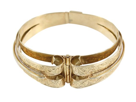 Große Abbildung Nr.1: 121-1719 Karl Herion Armreif: (Schmuck, Pforzheim)