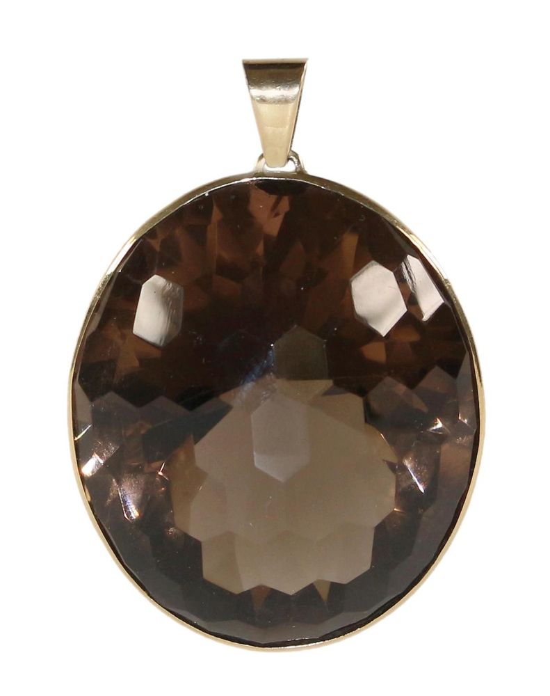 Große Abbildung Nr.1: 121-1728 Rauchquarz Anhänger.: (Schmuck)
