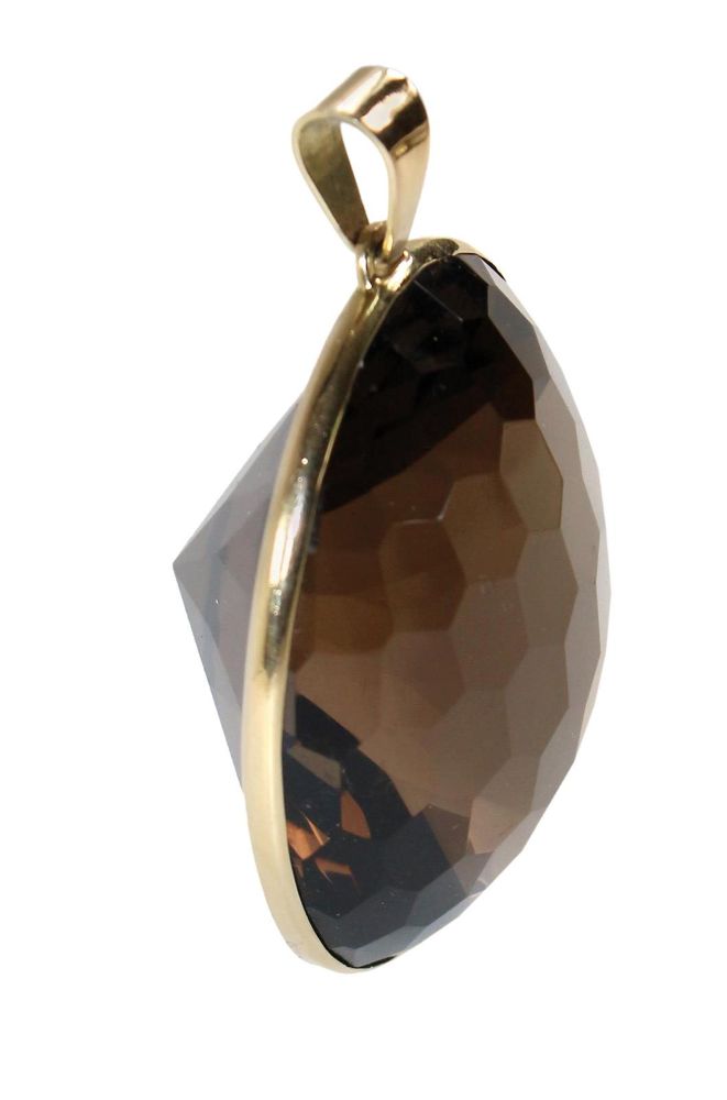 Große Abbildung Nr.2: 121-1728 Rauchquarz Anhänger.: (Schmuck)