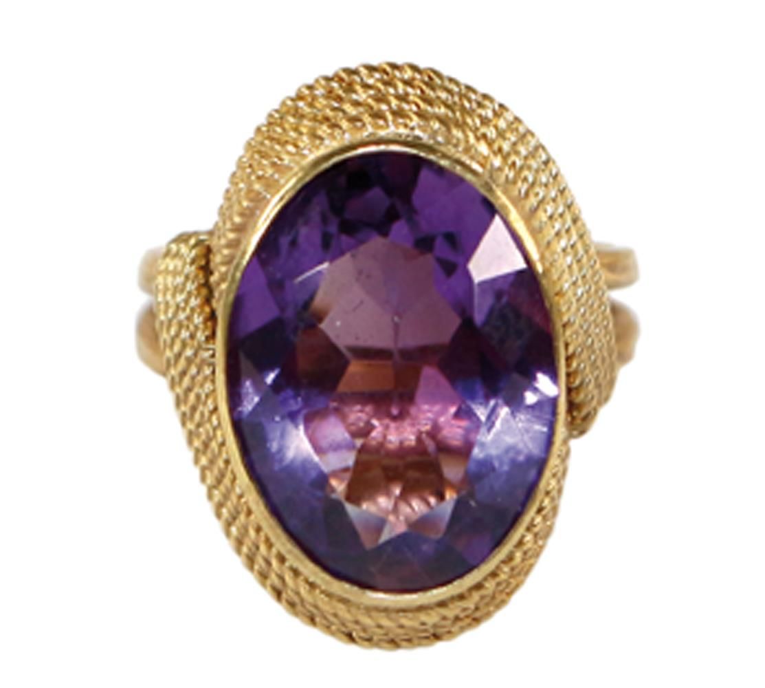Große Abbildung Nr.1: 121-1729 Amethystring Allesandria: (Schmuck, Ringe)
