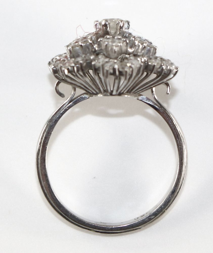 Große Abbildung Nr.2: 121-1730 Brillantring 750 WG.: (Schmuck, Ringe)