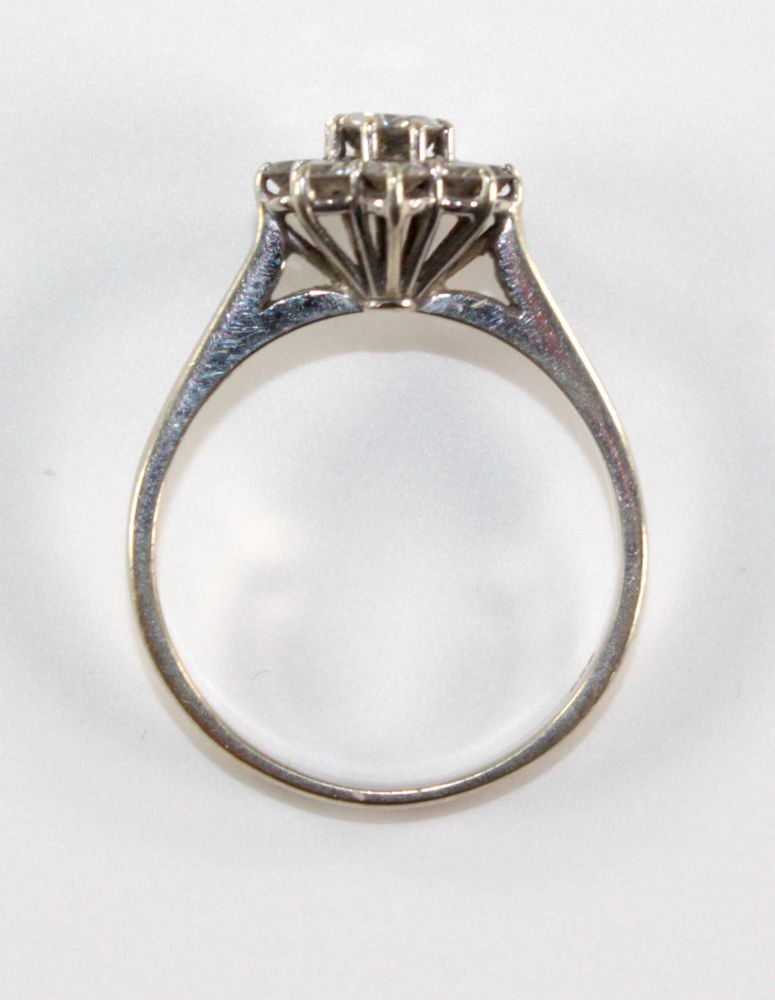 Große Abbildung Nr.2: 121-1731 Brillantring 750 WG: (Schmuck, Ringe)