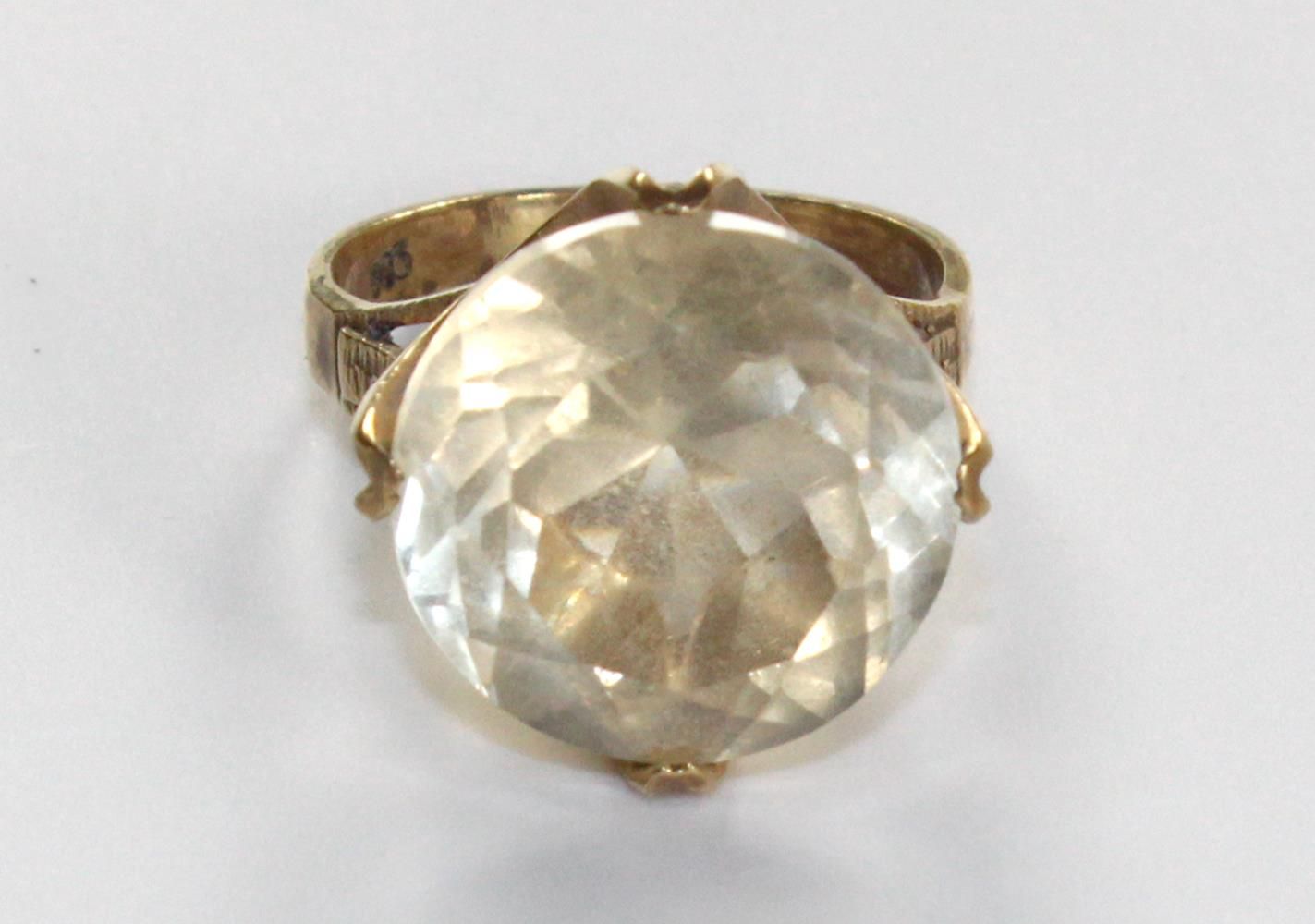 Große Abbildung Nr.1: 121-1734 Damenring Citrin: (Schmuck, Ringe)