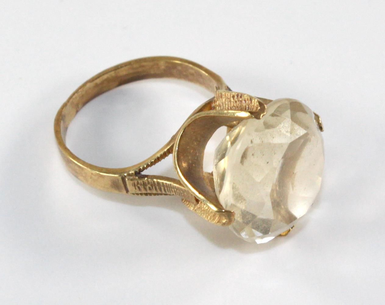 Große Abbildung Nr.2: 121-1734 Damenring Citrin: (Schmuck, Ringe)