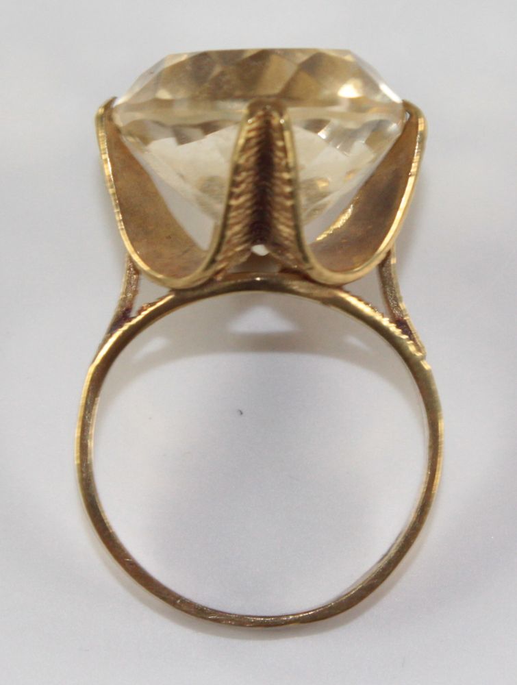 Große Abbildung Nr.3: 121-1734 Damenring Citrin: (Schmuck, Ringe)